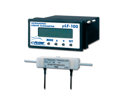 Ultrasonic micro liquid flowmeter for very small flow rates
