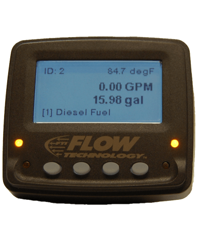 microLinK Smart Pickoff rate/totalizer display for use with turbine flow meters.