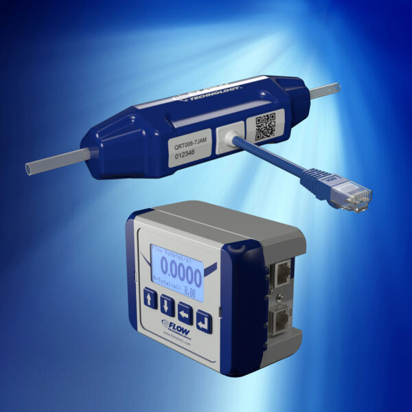 QRT Series In-Line Ultrasonic Flow Meter with QRE Remote Display